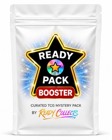 Ready Pack Booster - Pokemon TCG Booster Pack + High-Tier Ultra Rare Card + 25 Holo Cards | Premium Collector Pack by Ready Collects