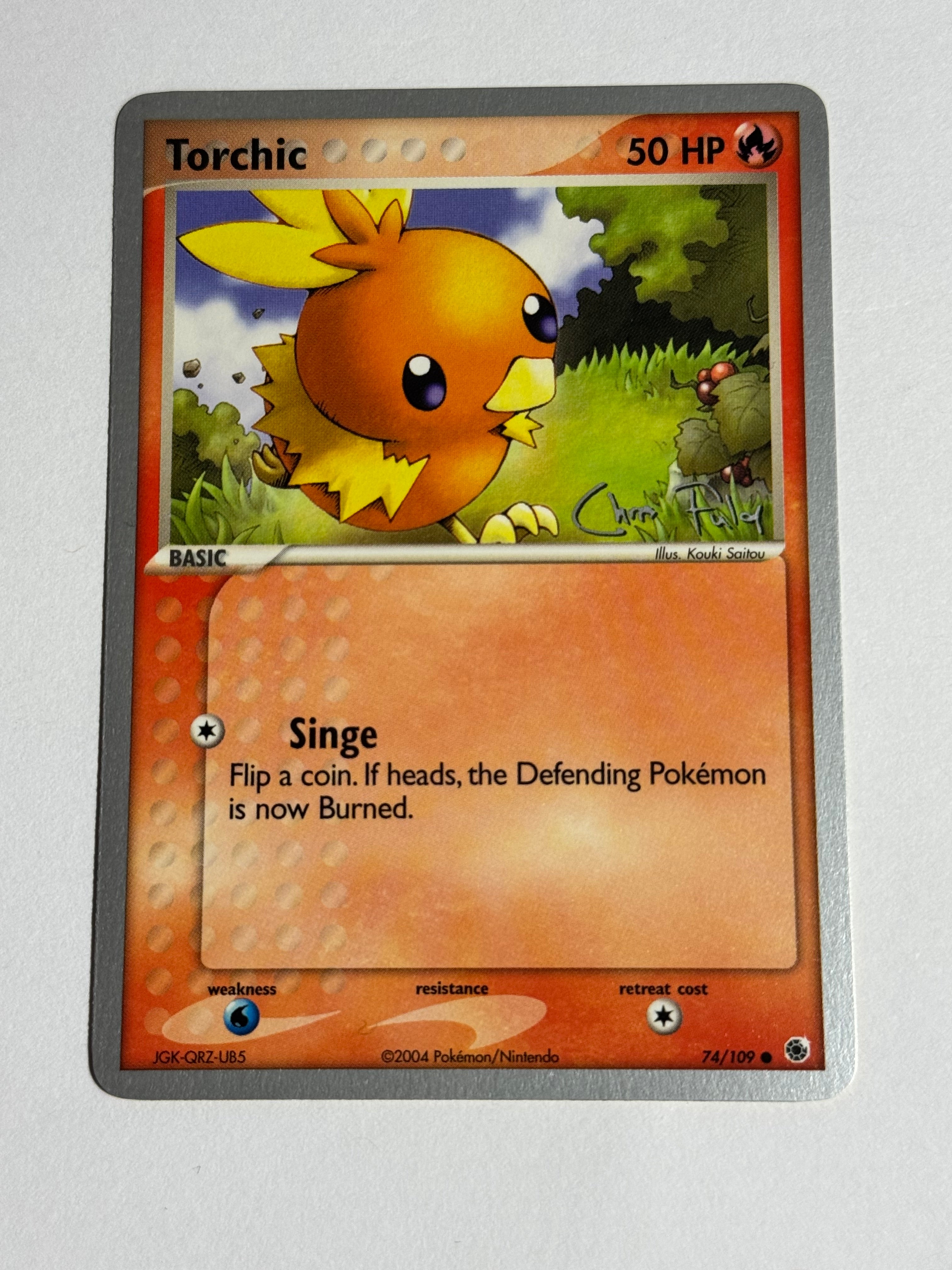 Pokemon 2004 World Championships (Chris Fulop) Blaziken Tech Deck - Choose Your Card!